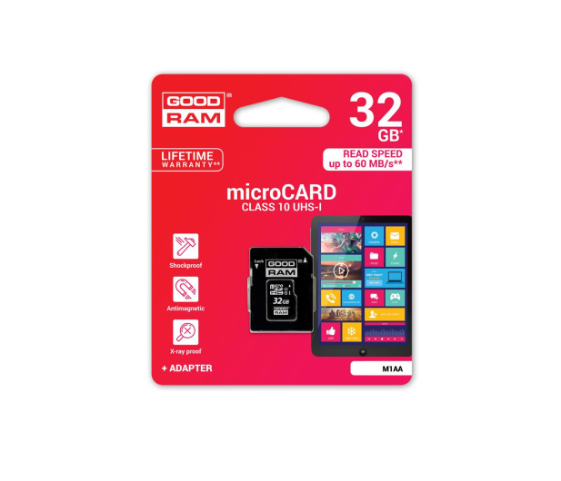 GOODRAM 32GB microSDHC zapis 10MB/s odczyt 60MB/s - 303103 - zdjęcie 3